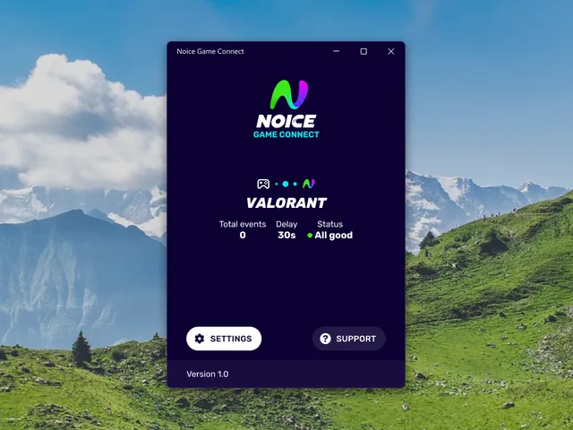 desktop app project - Noice Game Connect